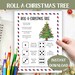 Roll-a-christmas Tree Activity | Printable Christmas Dice Game | Fun ...