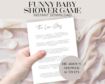 Jeu amusant pour baby shower : créez une histoire à remplir (PDF)