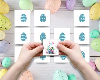 Easter Memory Matching Game Set, Activity for Kids