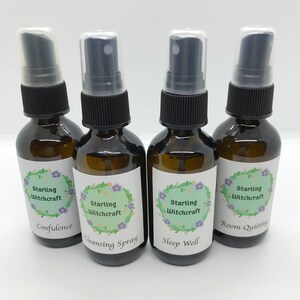 Room Sprays - Cleansing Spray - Room Quieting - Sleep - Self Confidence