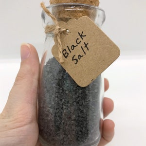 Black Salt - Witch&#39;s Salt - Protection Salt - Cleansing Salt