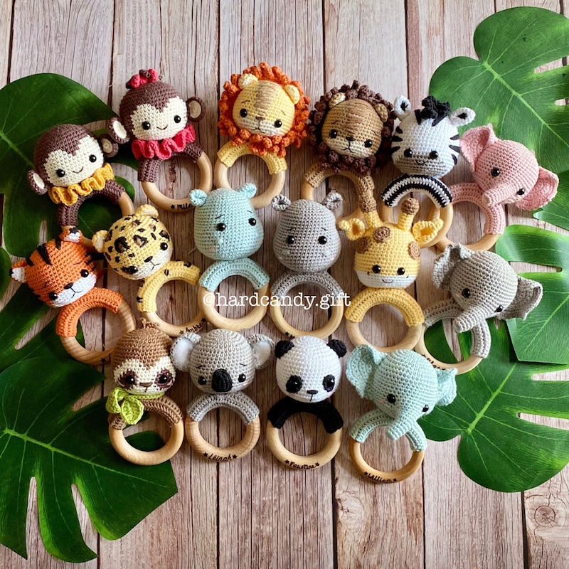 Crochet Baby Rattle - Etsy