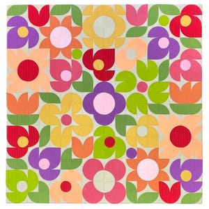 Bloomin&#39; Lot Quilt Anleitung PDF download - Moderner Blumen Quilt