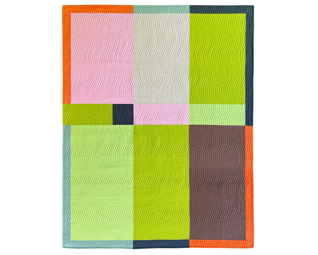 Colour Block Quilt Pattern PDF Download – Beginner Friendly - Etsy