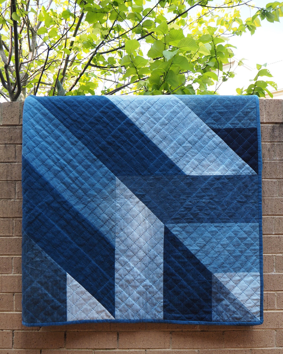 Blue Giant Quilt Pattern PDF Download Pattern for Upcycled Etsy