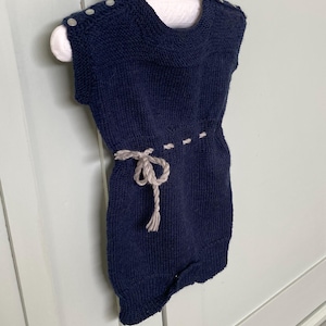Vintage Baby Strampler gestrickt