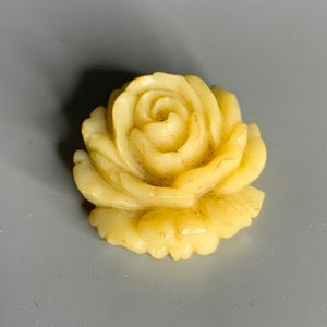 French vintage brooch rose flower design lapel pin brooch jewelry Yves Rocher made in France