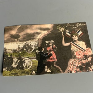 Carte postale ancienne 1914, Prix de Mulhouse