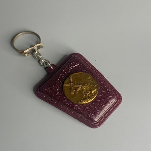 French vintage keychain holder advertising Imperial pudding entremets