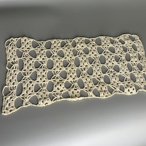 French vintage embroidery crochet napperon doily placemats