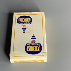 French vintage DCA card deck in box