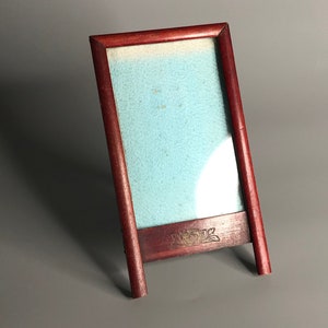 French antique photo display picture frame holder standing