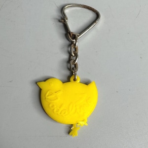 Französischer Vintage-Schlüsselanhänger mit Huhn-Design