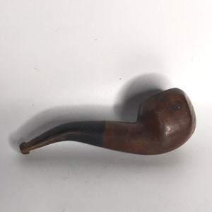 French vintage pipe Bruyere Guarantie tobacco wood/bakelite pipe en bois
