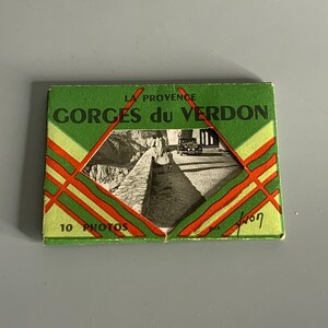 French vintage black and white photos souvenir Gorges du Verdon 10 photos