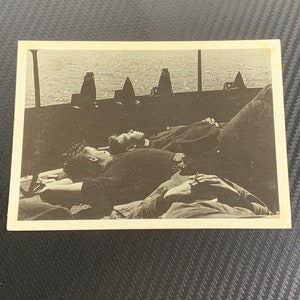 French photo postcard Destroyer Humphrey spencer 1940&#39;s  galery London black and white photo/postcard vintage
