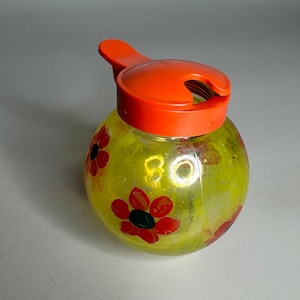 vintage floral design sugar bowl without spoon