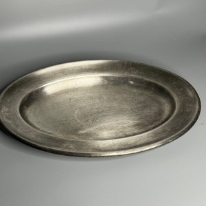 vintage Heavy silver platted oval dish Brauerei Bechter table décor