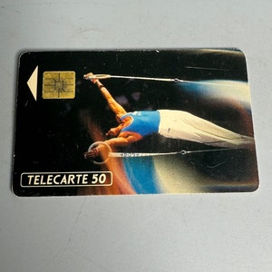 Télécommunication vintage française - Télécarte de gymnastique PARIS BERCY 93 - Carte téléphonique à collectionner uniquement