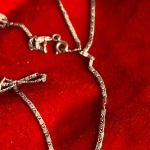 Notre Dame de Paris collar de recuerdo colgante Medalla de plata Catedral cadena antigua francesa