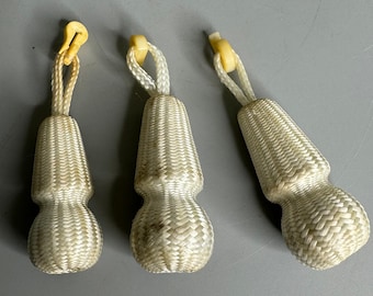 Franse vintage 3 gordijngewichten