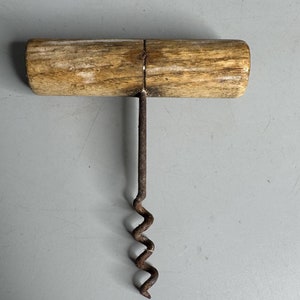 French vintage corkscrew bottle opener barware