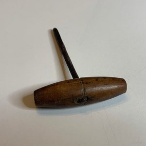 French Antique carpentry tool wooden handle handtool