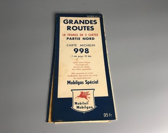 Vintage Michelin Map Etsy