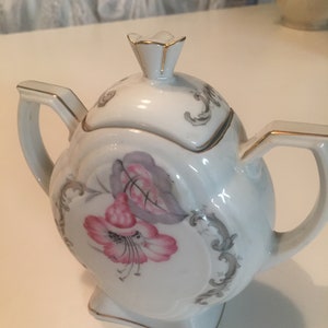 Vintage sugar bowl Victoria porcelain Czechosloviaka N.3192 sugar bowl flowers design kitchenware vintage bowl dining home decor kitchen