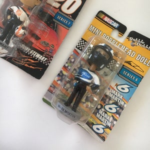mini Bobblehead doll Nascar collectible Mark MARTIN collectible figurine