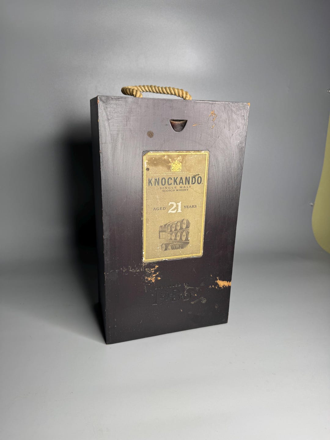Vintage Knockando Scotch Whisky 1986 Empty Collectible Box 1986 Winery ...