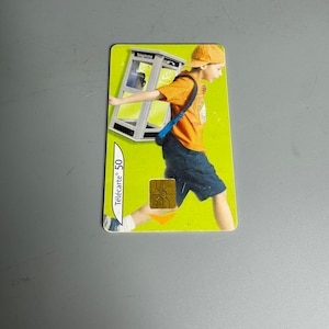 French vintage Telecom - telephone calling card collectible only 2000 era