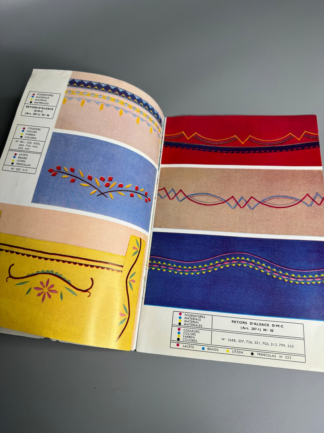 French Embroidery Vintage Sewing Guide DMC - Moulhouse France Booklet - Etsy