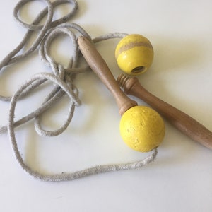 Jump rope French vintage toy sport fitness mi-century outdoor sport workout