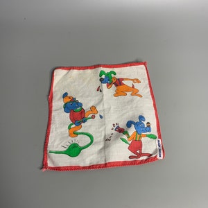 Diseño de dibujos animados de niños de pañuelo vintage francés