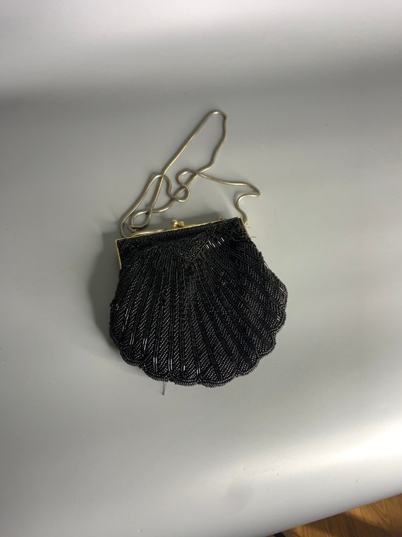 French Vintage Small Black Purse Lyrella Evening Purse Beaded Handbag Etsy
