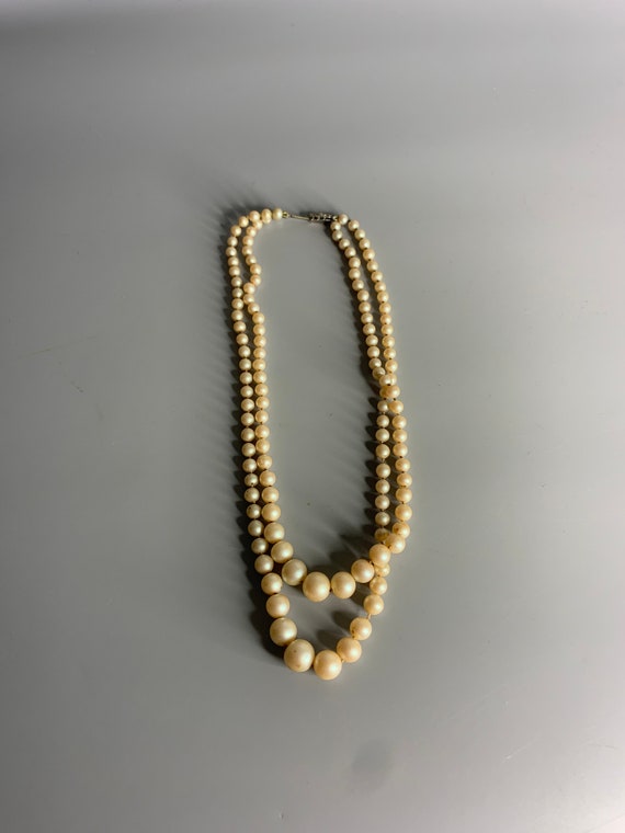 French vintage pearl necklace clipable Victorian s