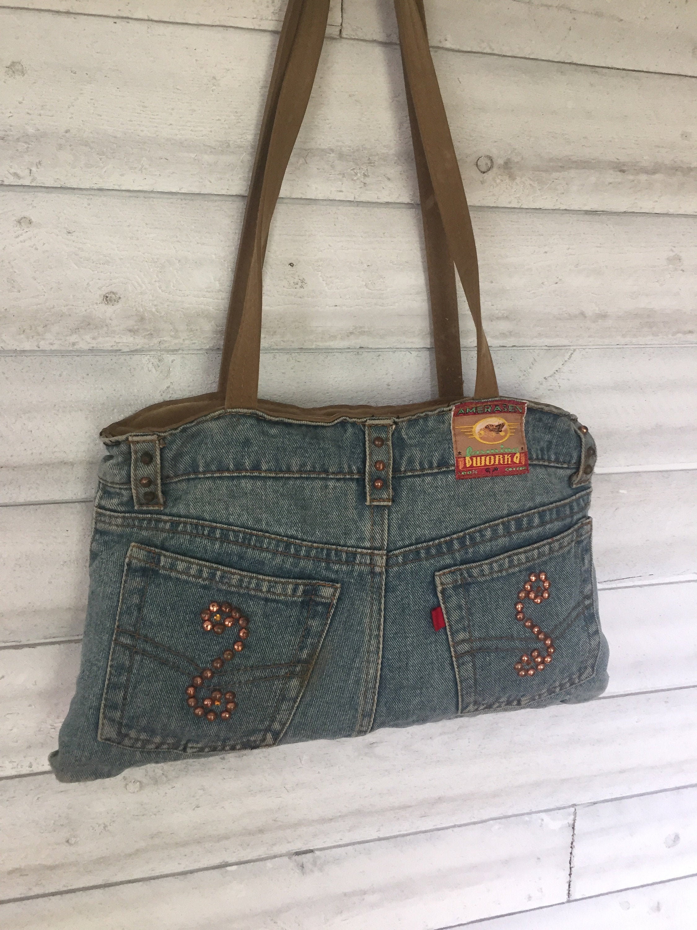 Blue denim purse - small crossbody bag for women and teenage girls – Tracey  Lipman