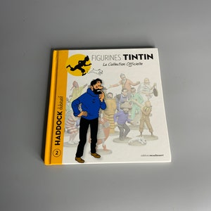 French vintage Tintin collectible book number 2 Haddock