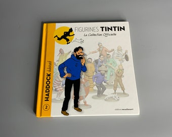 French vintage Tintin collectible book number 2 Haddock