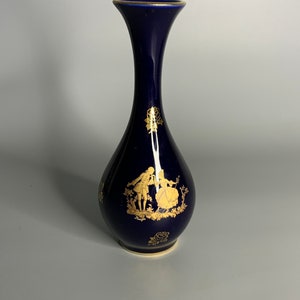 French vintage ceramic porcelain limoges small vase Victorian style