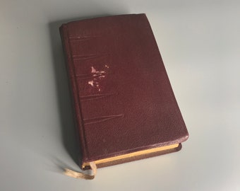 French vintage missal religious book gold end pages religious book missel quotidien VESPERAL