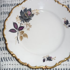 Vintage German plate decor Lindner Bavaria small plate  492 /2 collectible plate porcelain home decor flower plate