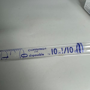 30 Glass Vial vintage laboratory glass tubes USA  set of 30 glass Corning tubes science TD 10in 1/10ml price is for fine one vial
