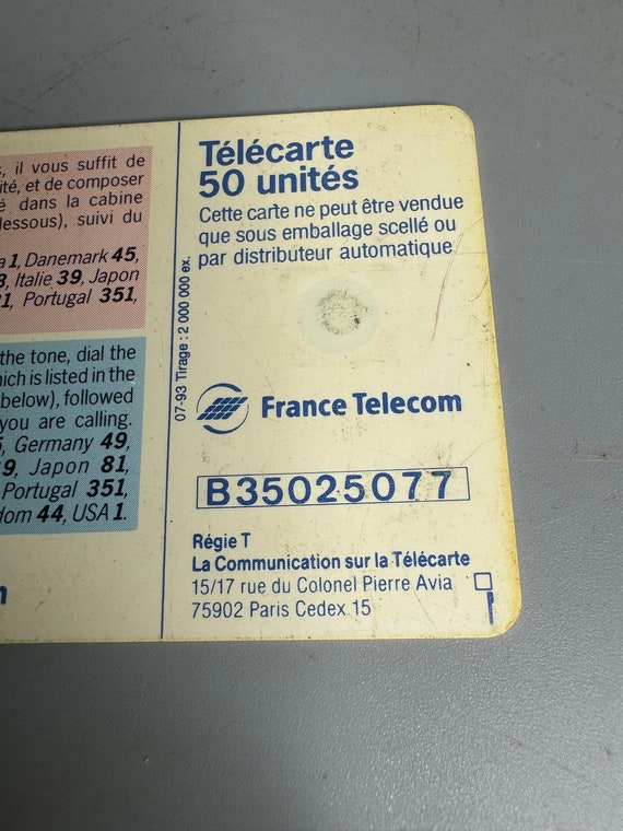LOT DE CARTES téléphonique vintage France Télécom EUR 1,50 - FR