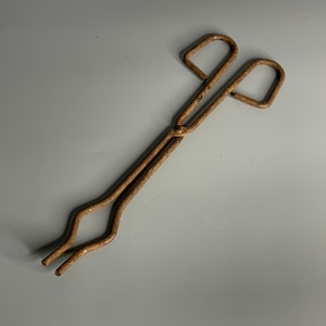 French antique rusty metal tool scissors