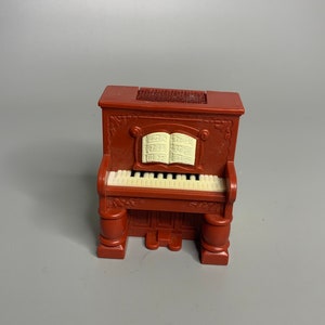 French vintage McDonalds collectible toy Disney Piano