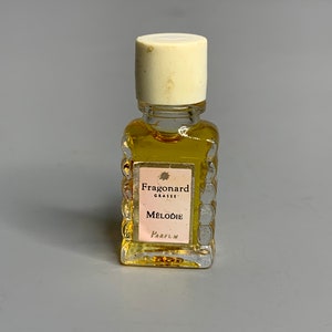 French vintage miniature perfume fragrance bottle Fragonard Melodie