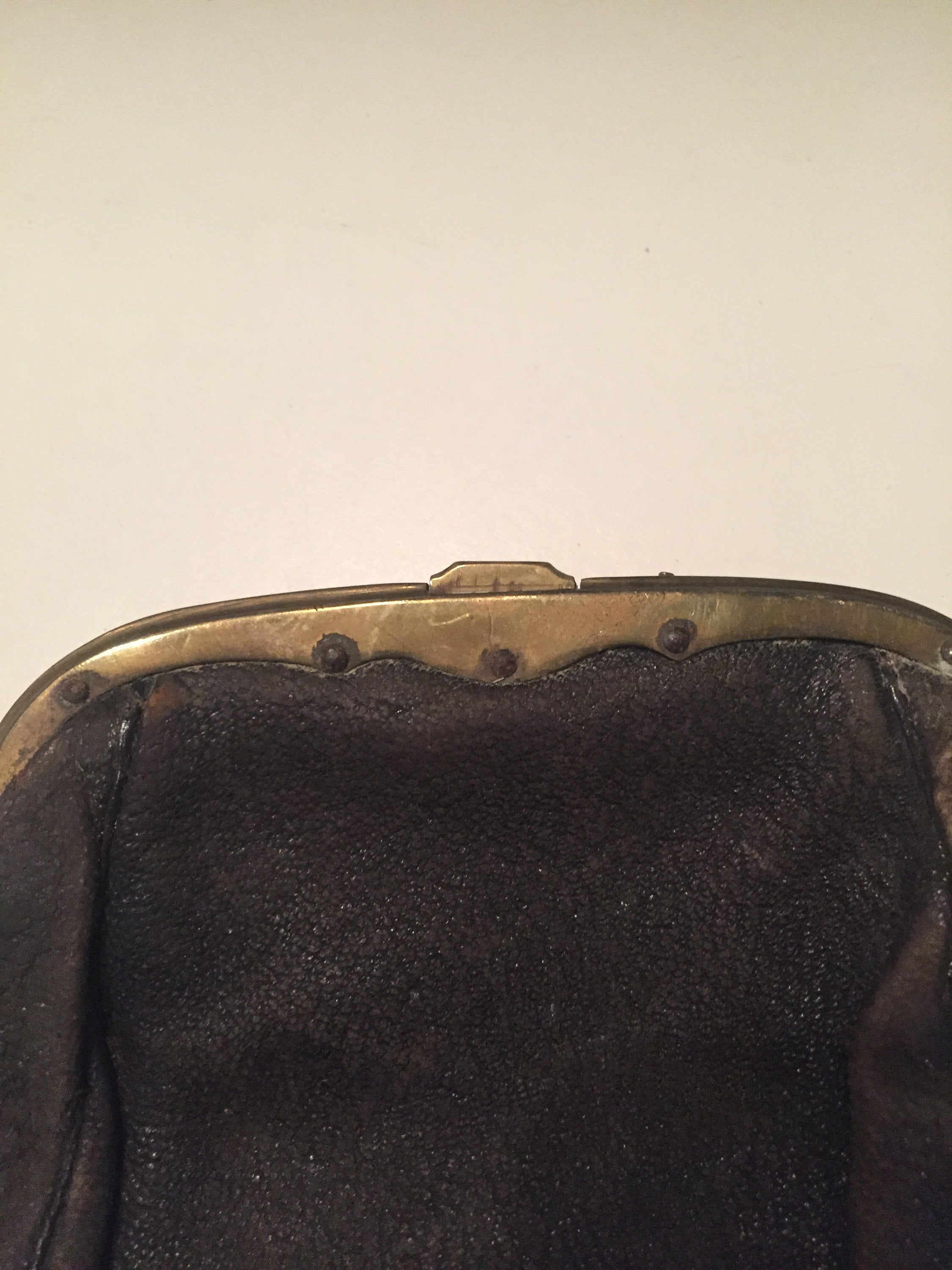 French Antique Vintage Victorian Coin Purse Pouch With