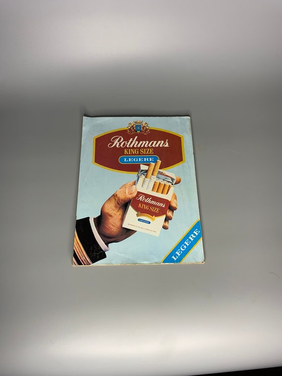 light french cigarettes French Vintage Poster Advertising Rothmans King Size Legere (light)  Cigarettes